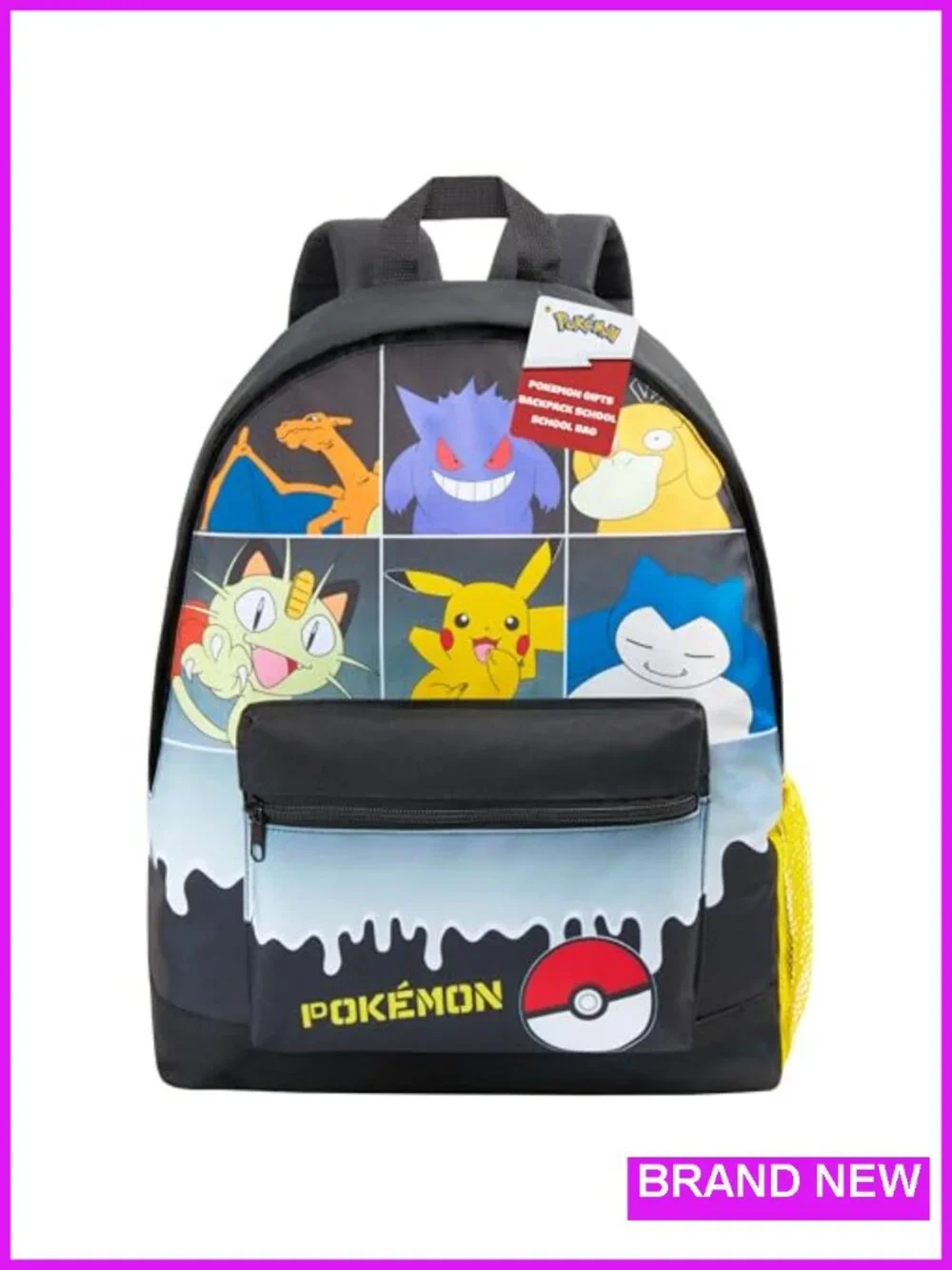 Pokemon Pikachu Anime Backpack for Kids Teens Daypack